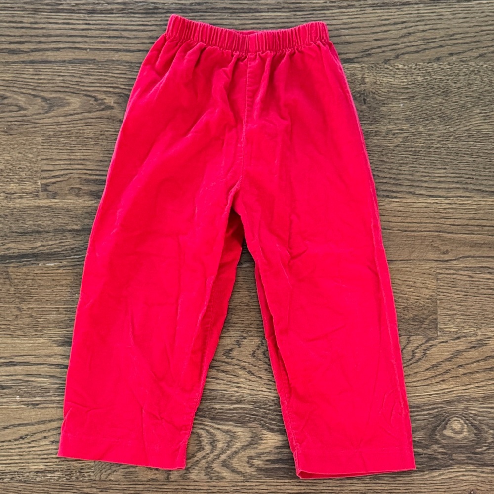 Red Corduroy Pants Shrimp & Grits Kids